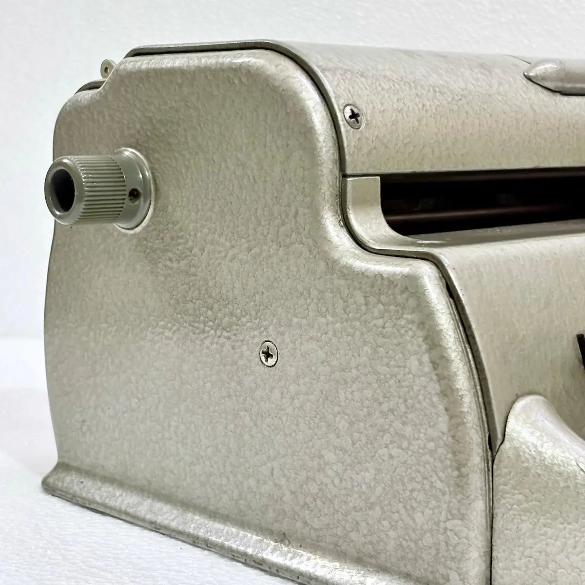 Perkins Braille Typewriter in Delhi with original gold-toned factory paint and professional pre-dispatch servicing by RR Typewriter Mart