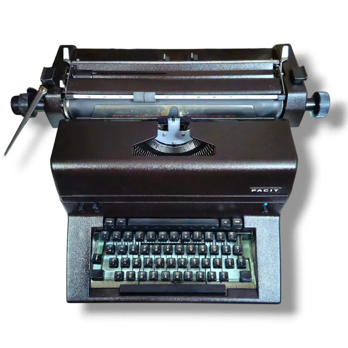 Manual Facit Typewriter with Devanagari Hindi keyboard, RR Typewriter Mart typewriter store