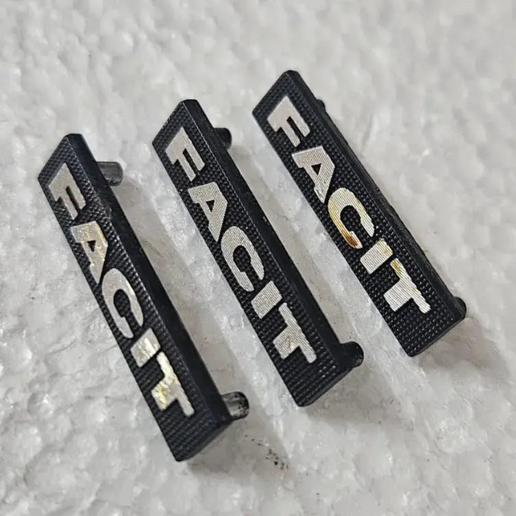 Facit typewriter spare parts metal body monogram replacement RR Typewriter Mart