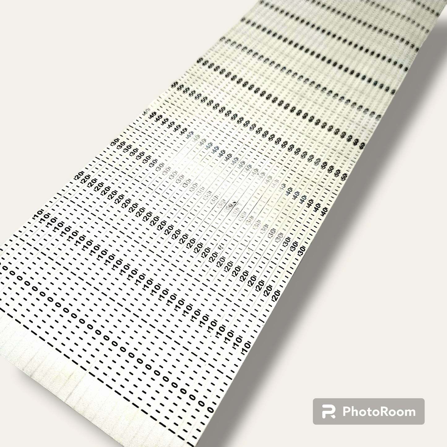 Godrej Typewriter Paper Bail Rod Scale Sticker Foolscap Size RR Typewriter Mart