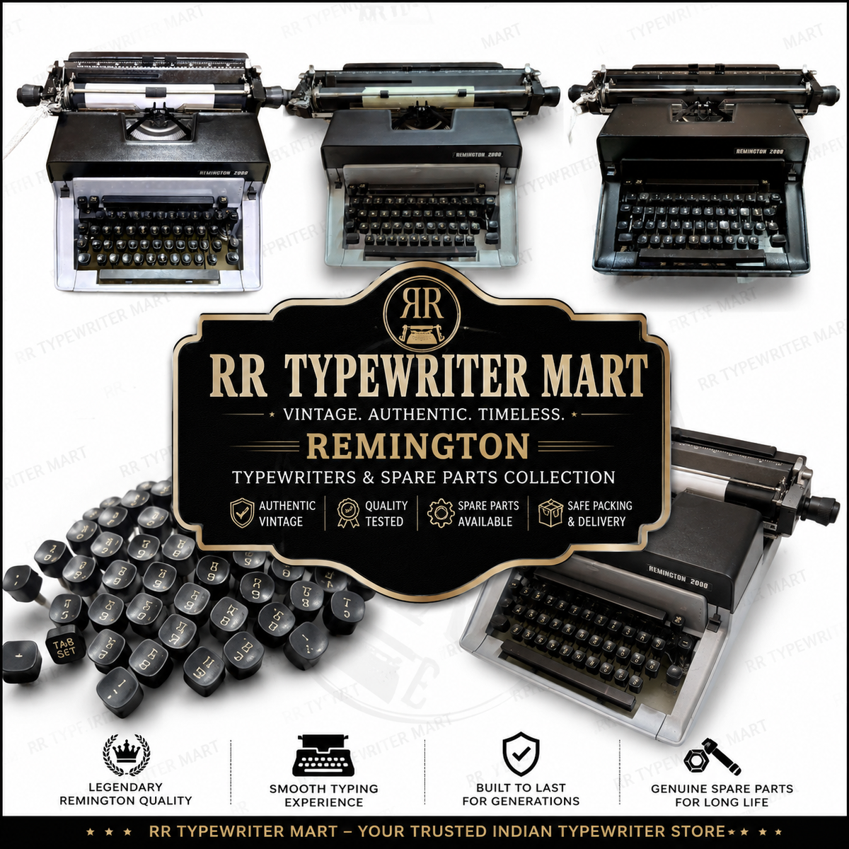 Remington Typewriters and Spare Parts