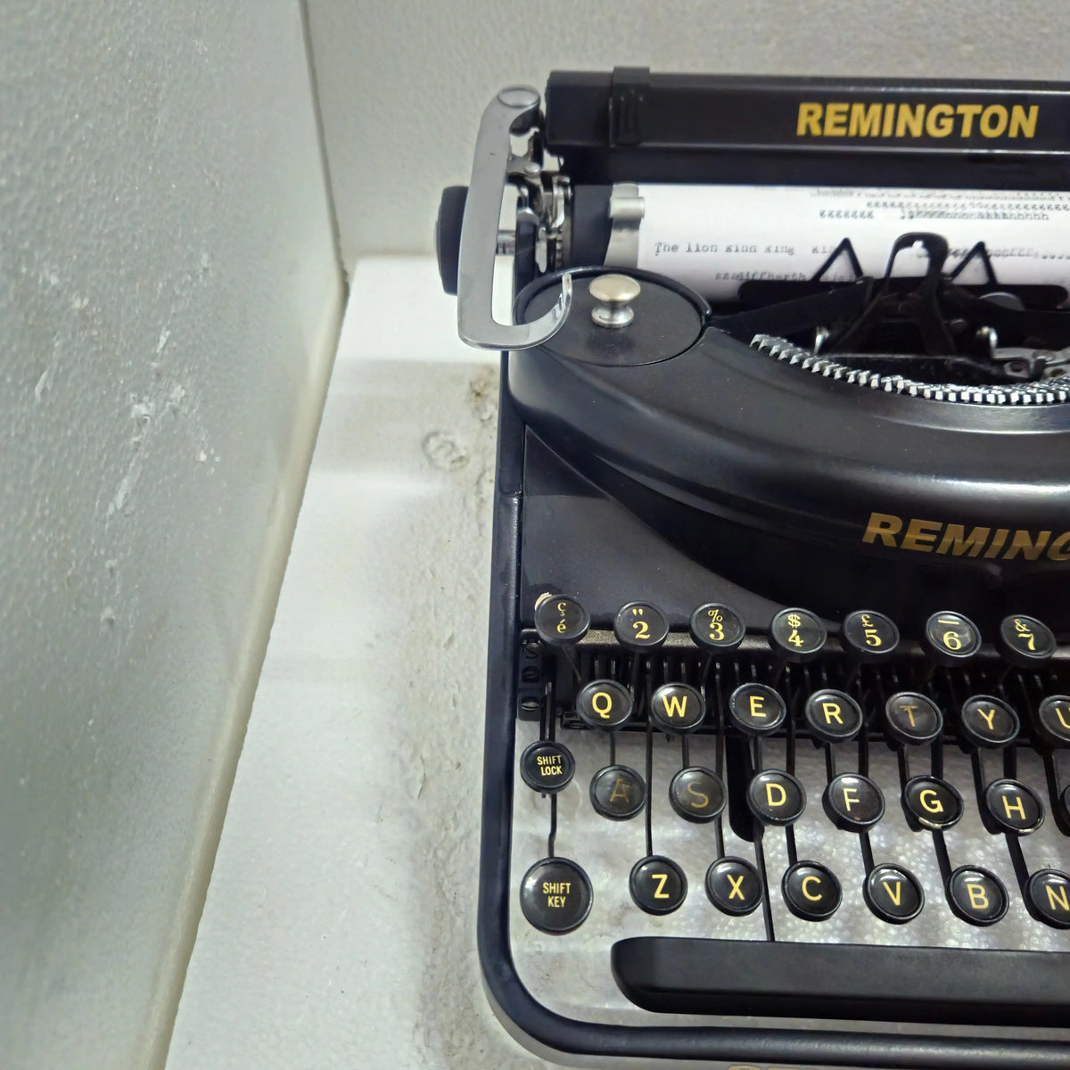 Remington Noiseless Vintage Typewriter