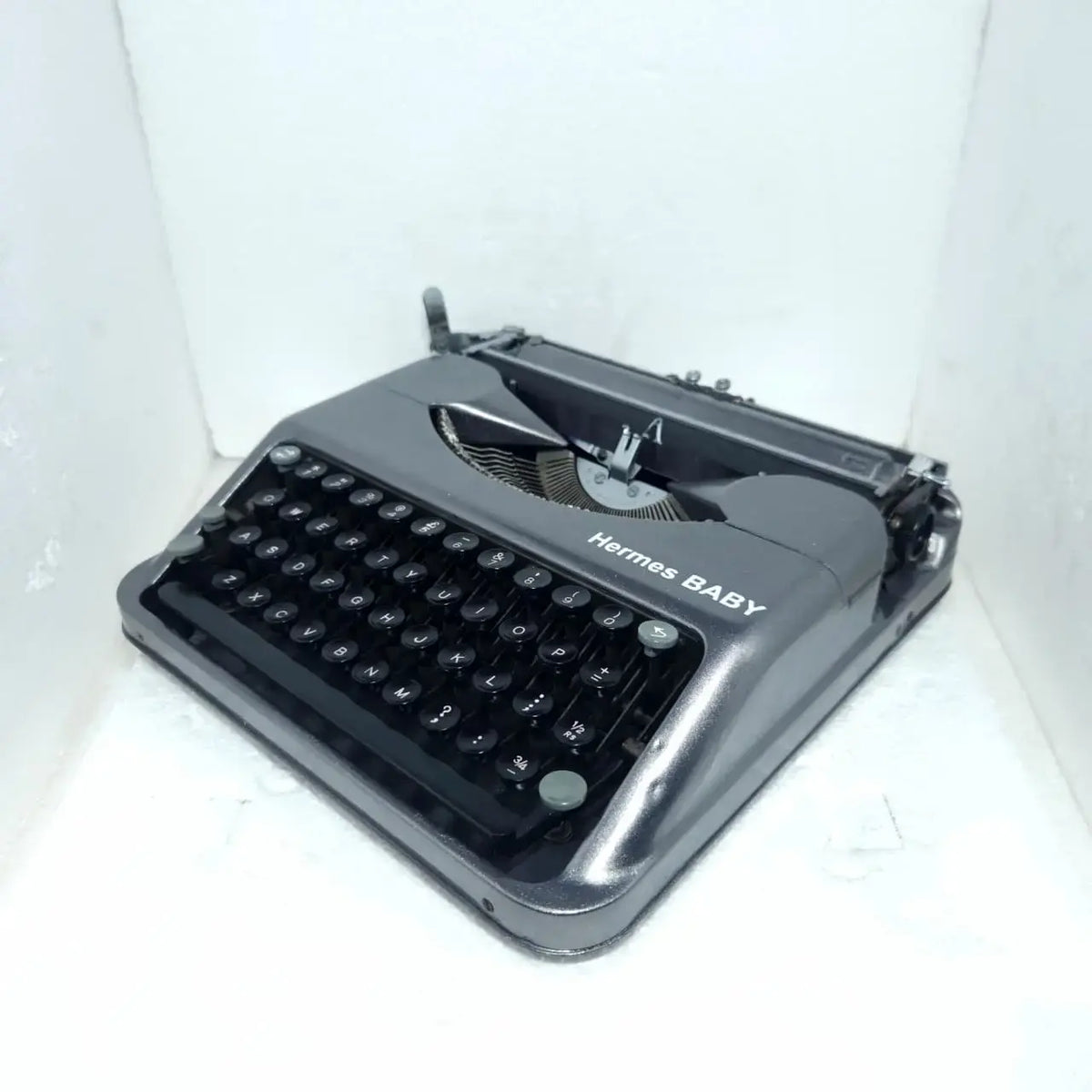 Platinum Hermes Baby Typewriter