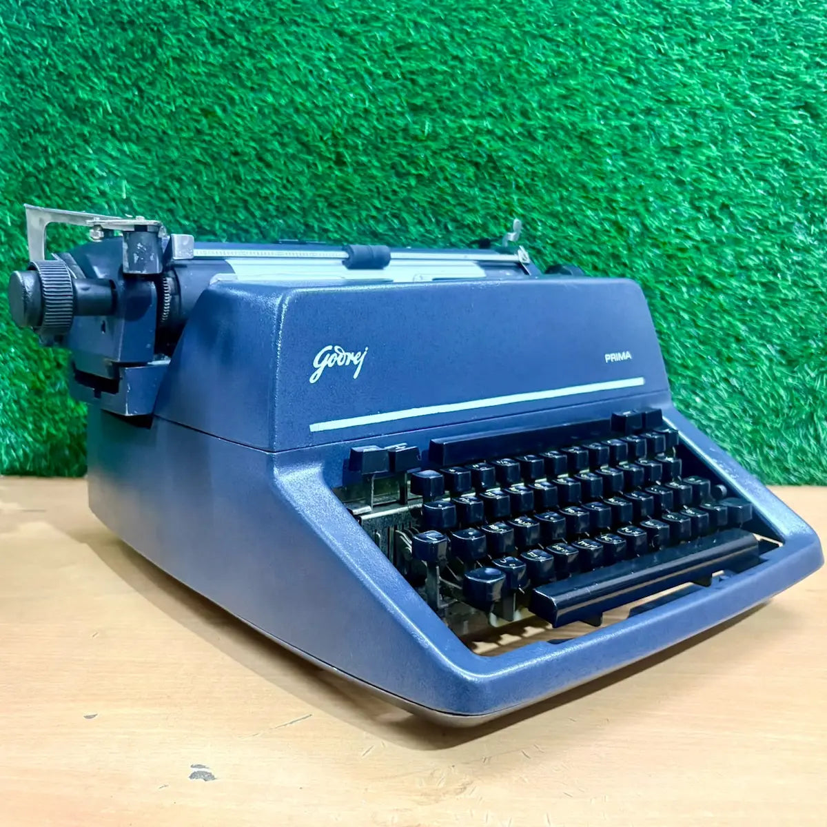 Godrej Prima Foolscap Typewriter with Punjabi Gurmukhi keyboard for traditional mechanical typing