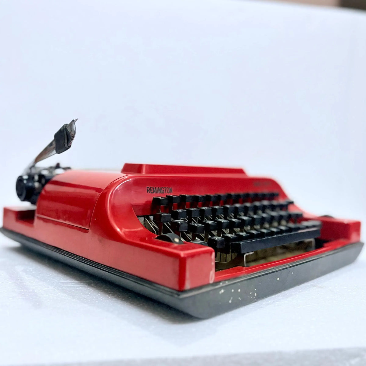Remington Cosmic Red Travel Riter Typewriter