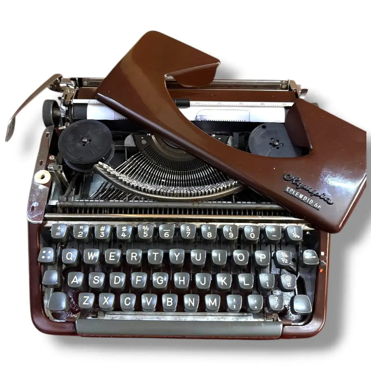 Olympia Splendid 66 Mahogany Typewriter
