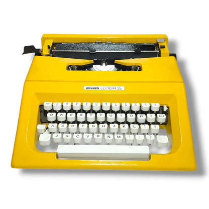 Olivetti Lettera 25 Yellow Gold Typewriter