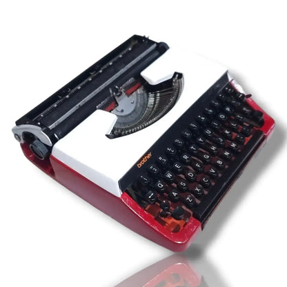 Brother Deluxe 220 Swiss Portable Typewriter