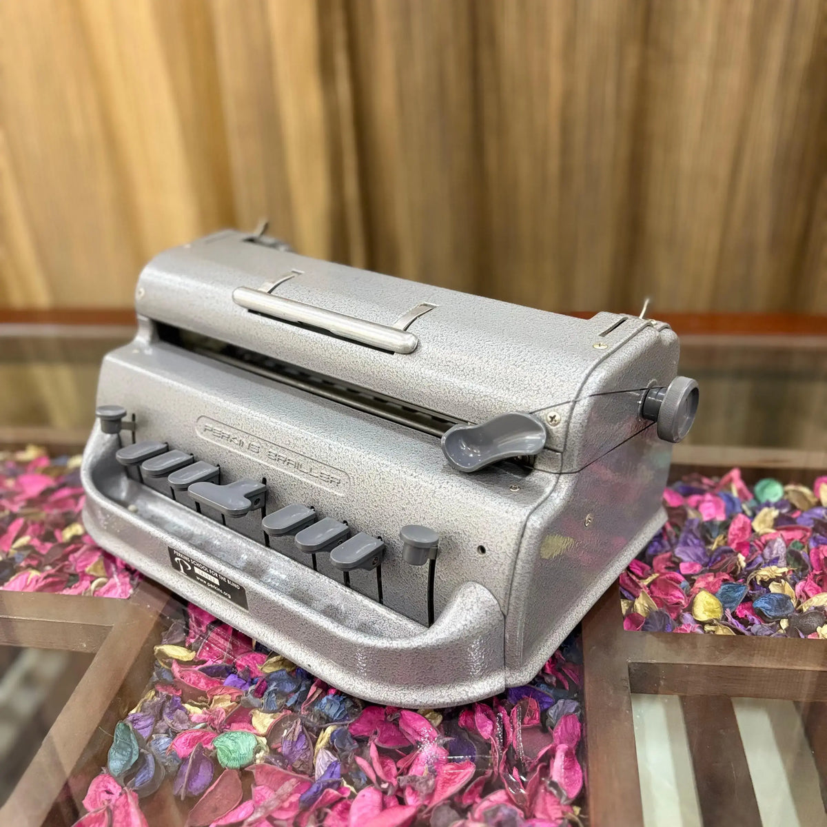 Perkins Braille Typewriter Factory Sealed Silver Edition