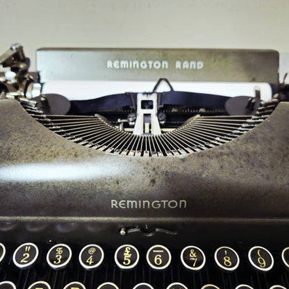 Vintage Remington Deluxe Model 5 Typewriter