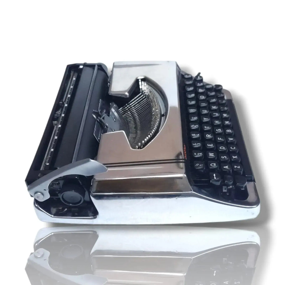Brother 220 Deluxe Chrome Portable Typewriter