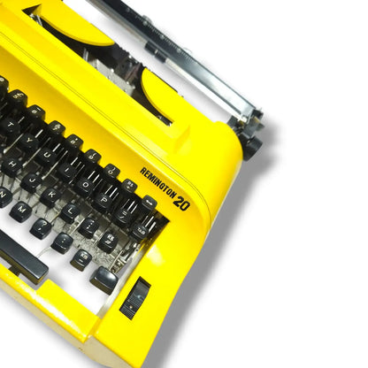 Remington 20 Yellow Gold Typewriter