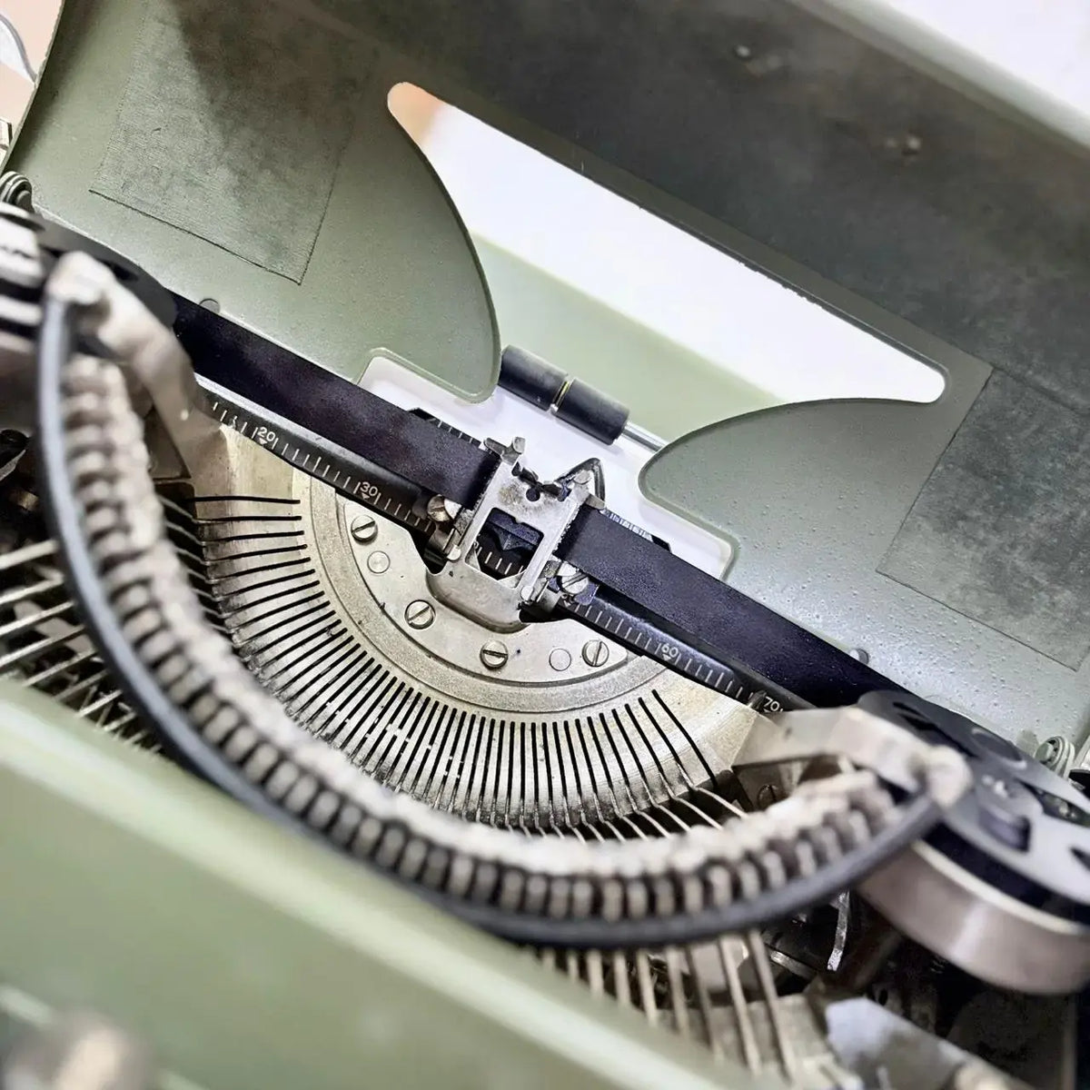 Remington Quiet Riter Olive Military Green Typewriter