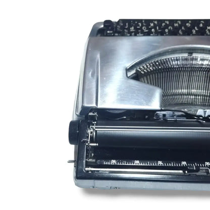 Brother 100 Deluxe Chrome Typewriter