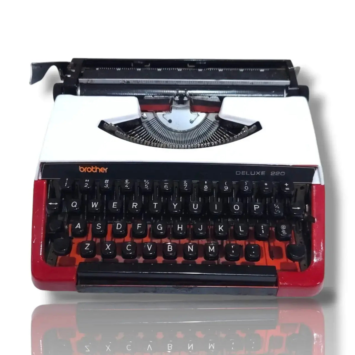 Brother Deluxe 220 Swiss Portable Typewriter