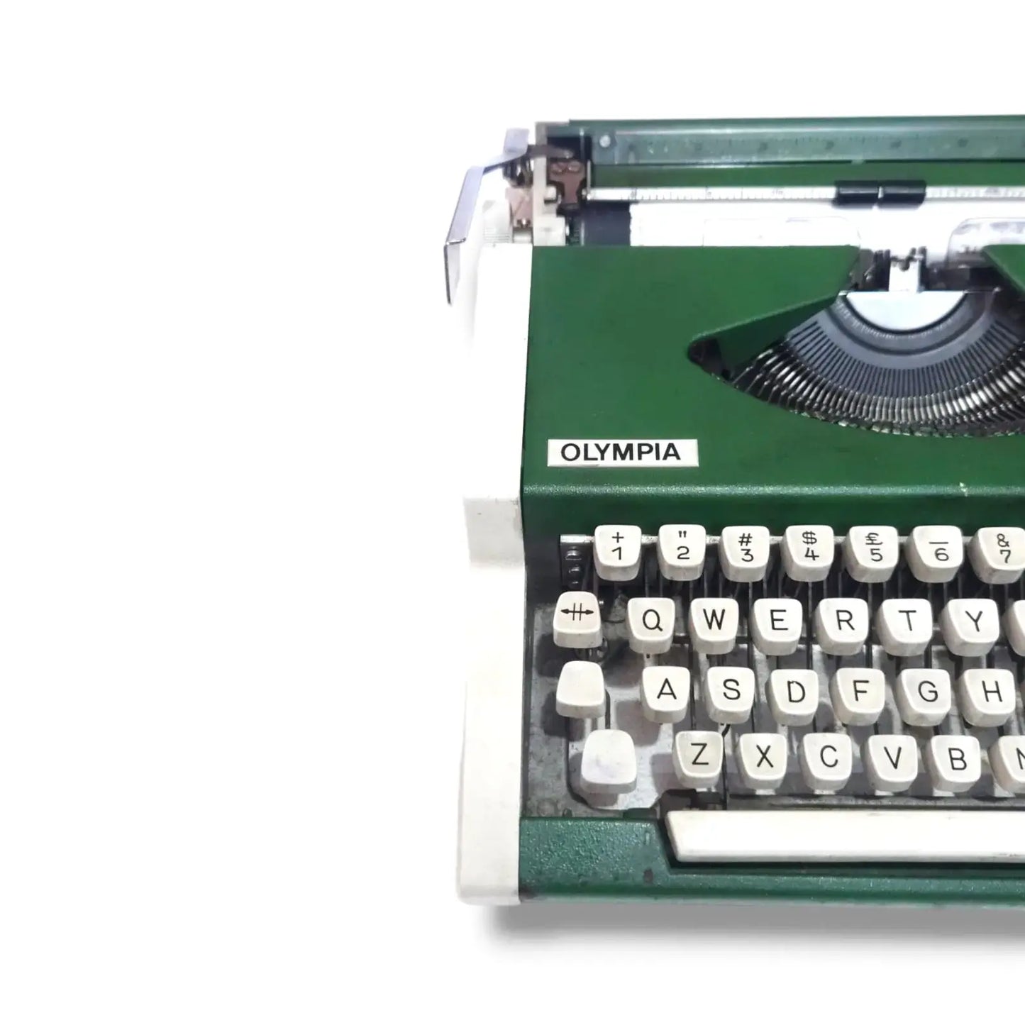 Olympia Traveller De Luxe Typewriter Green Edition