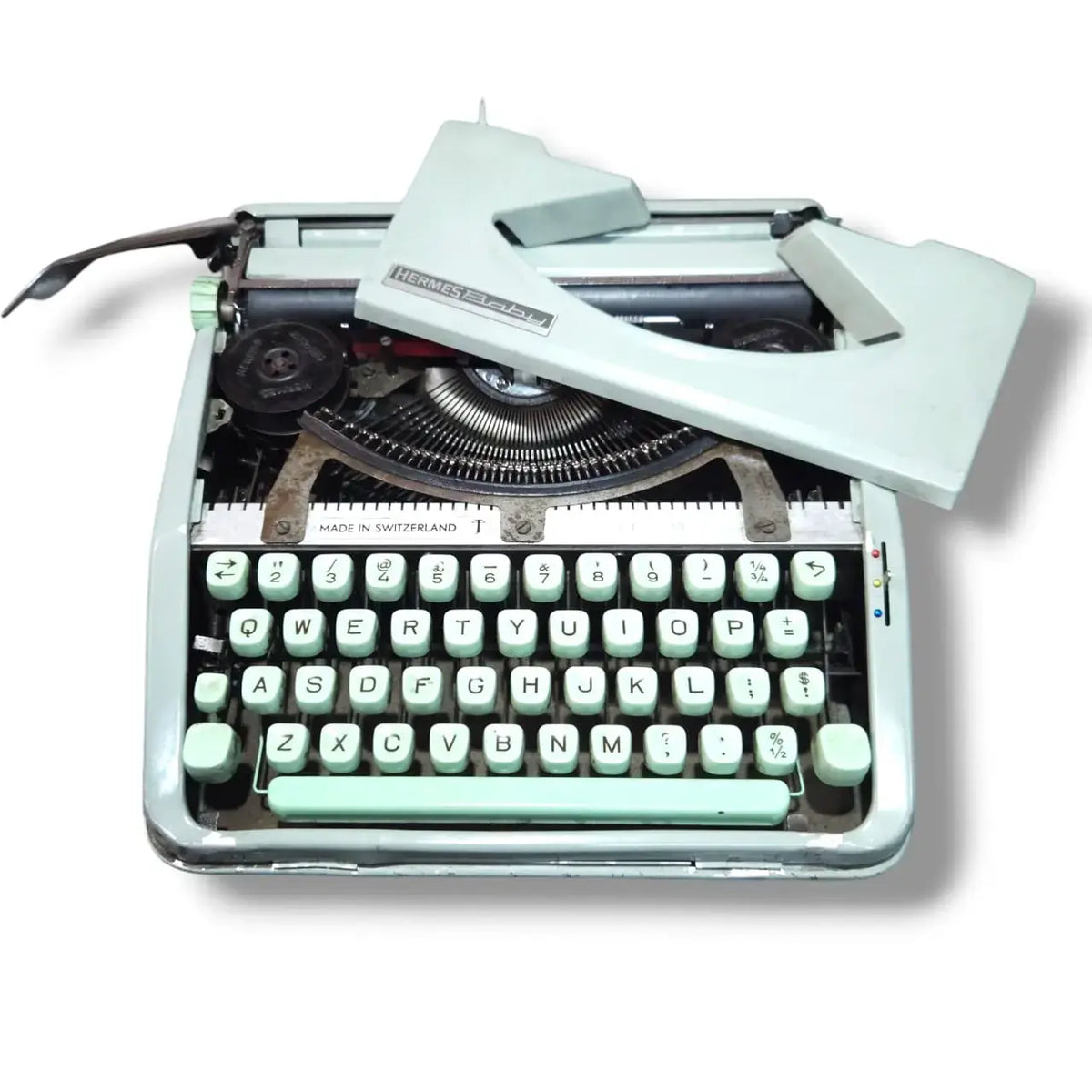 Hermes Baby Mint Green Typewriter
