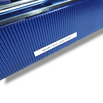 Olivetti Lettera 32 Lightening Blue Typewriter