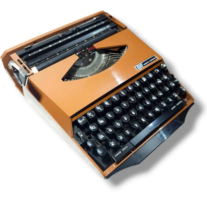 Vintage Corona typewriter rear mechanism view restored typing machine by RR Typewriter Mart