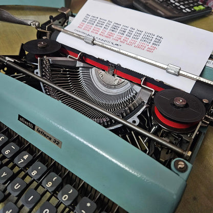 Red Black Typewriter Ribbon Cartridge