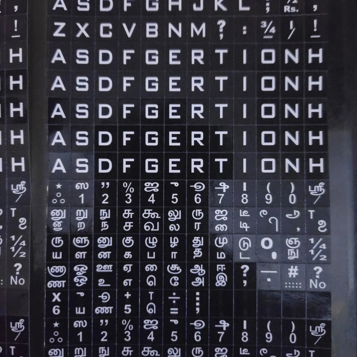 Typewriter Keytop Sticker Set