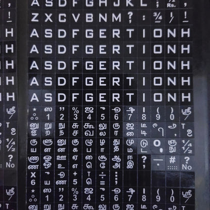 Typewriter Keytop Sticker Set