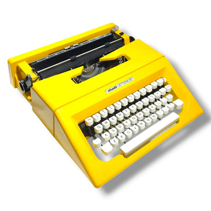 Olivetti Lettera 25 Yellow Gold Typewriter