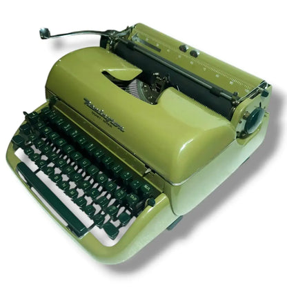 Remington Quiet Riter Olive Green Typewriter