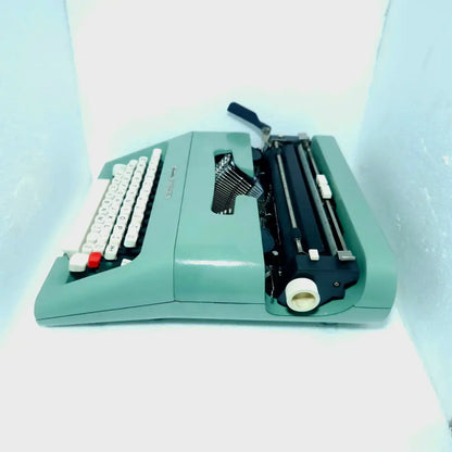 Olivetti Lettera 35 British Green Typewriter