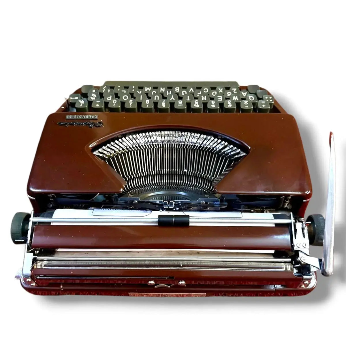 Olympia Splendid 66 Mahogany Typewriter