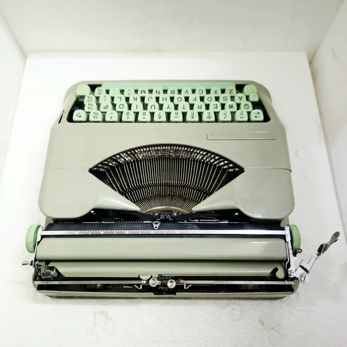 Hermes Baby Typewriter Sage Green