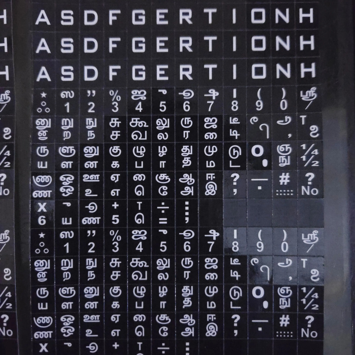 Typewriter Keytop Sticker Set