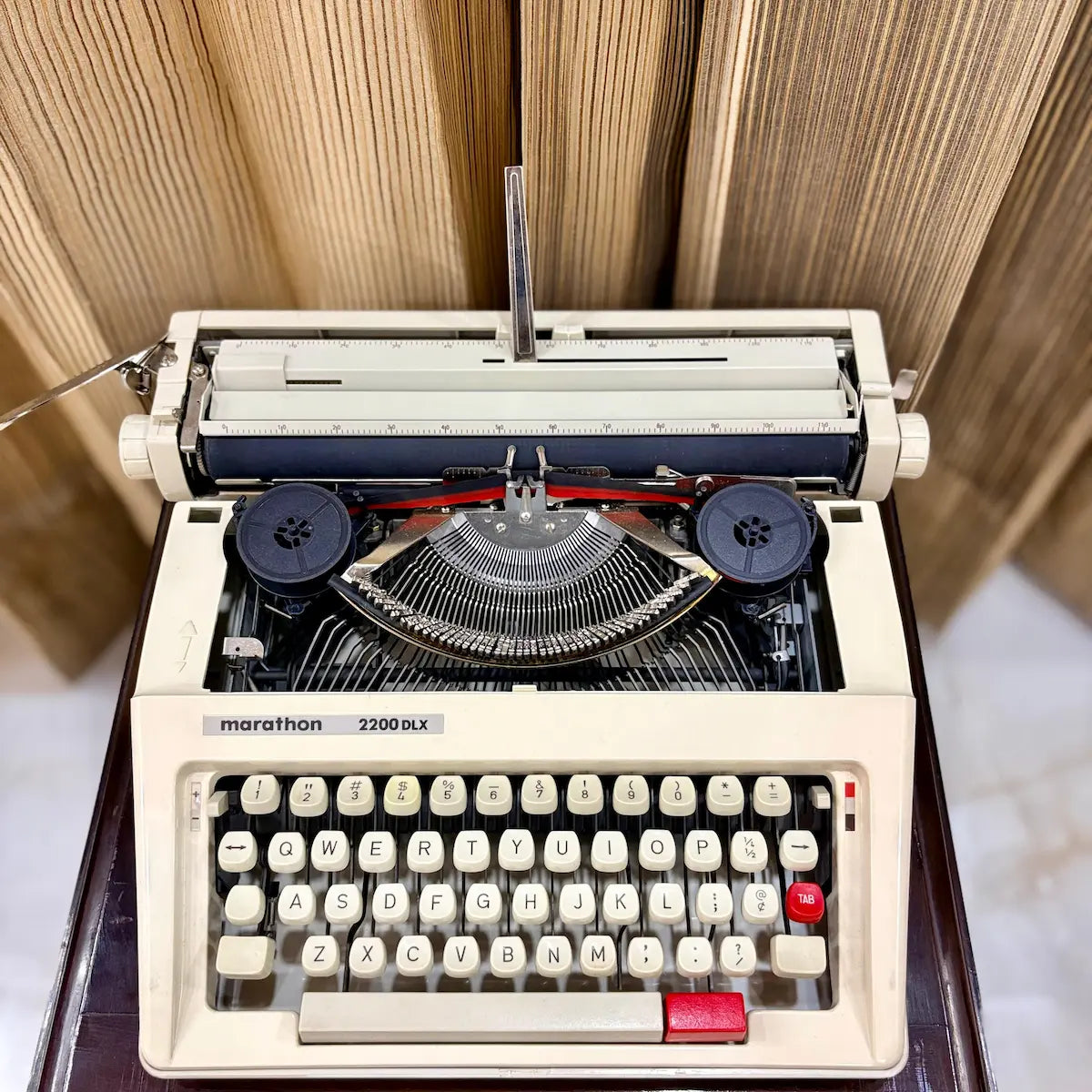 Marathon 2200 DLX brand new typewriter for collectors, unused manual writing machine, RR Typewriter Mart India