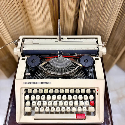 Marathon 2200 DLX brand new typewriter for collectors, unused manual writing machine, RR Typewriter Mart India