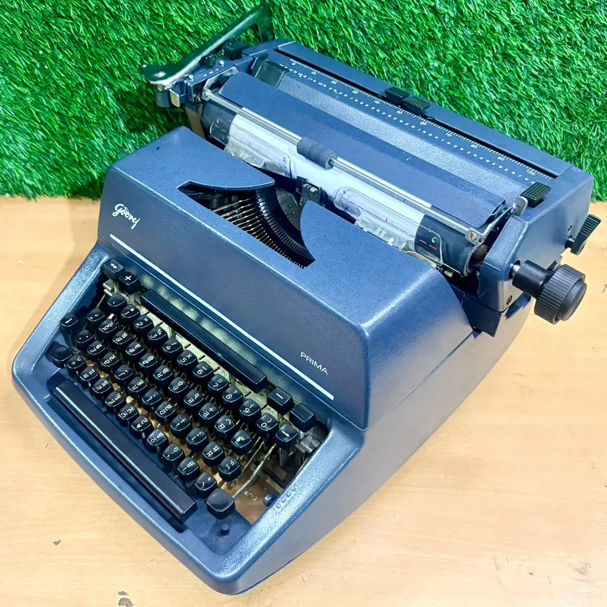 Godrej Prima Gurmukhi Typewriter for Punjabi typing, available from RR Typewriter Mart typewriter store