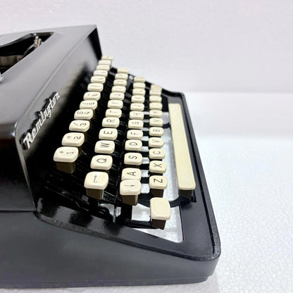 Remington Monarch Typewriter Obsidian Black