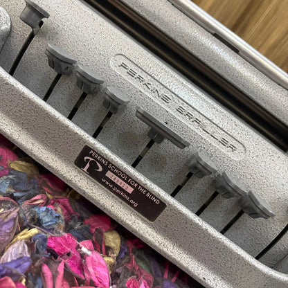 Perkins Braille Typewriter Factory Sealed Silver Edition