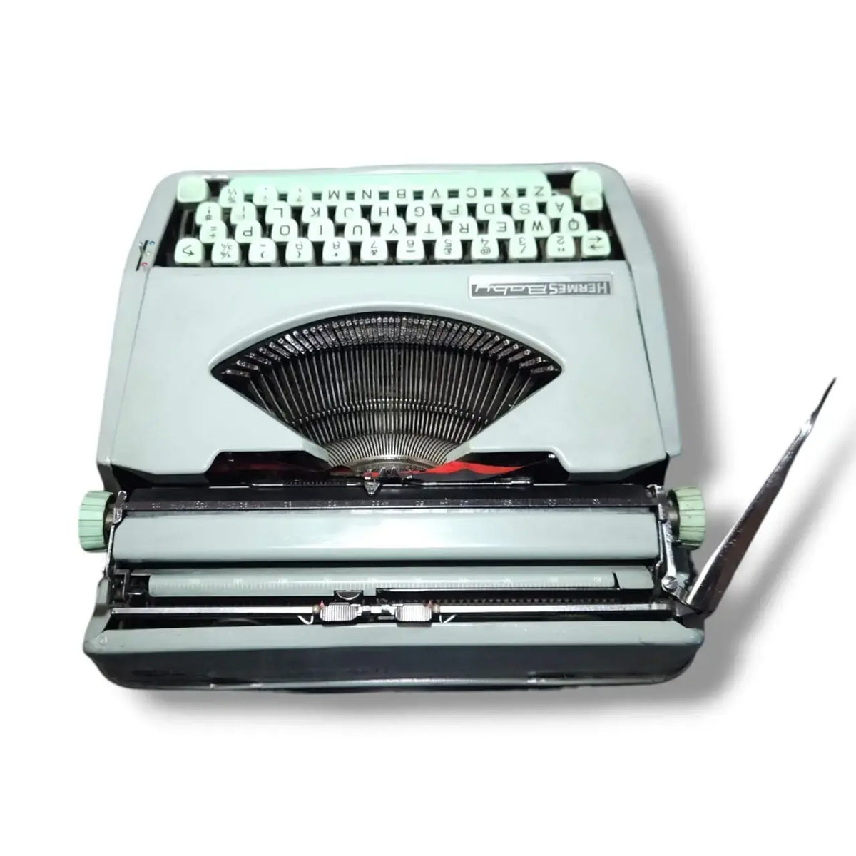 Hermes Baby Mint Green Typewriter