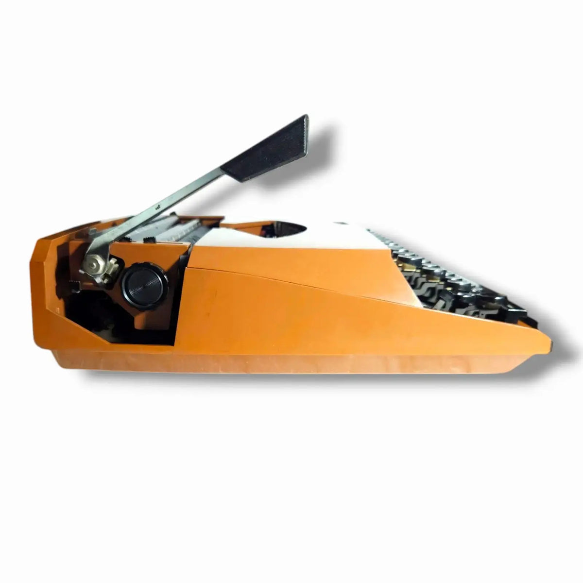 Portable Smith Corona typewriter top angle manual English typing machine for sale India