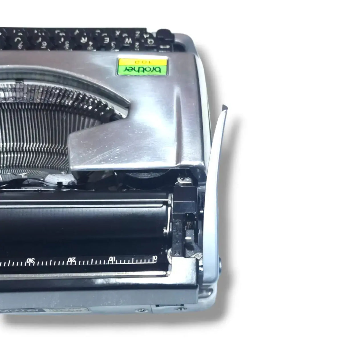 Brother 100 Deluxe Chrome Typewriter