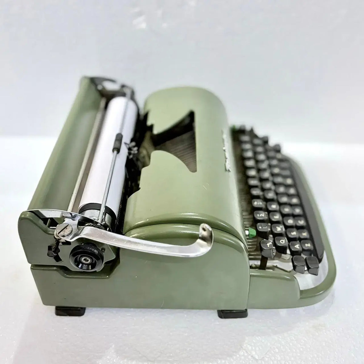 Remington Quiet Riter Olive Military Green Typewriter