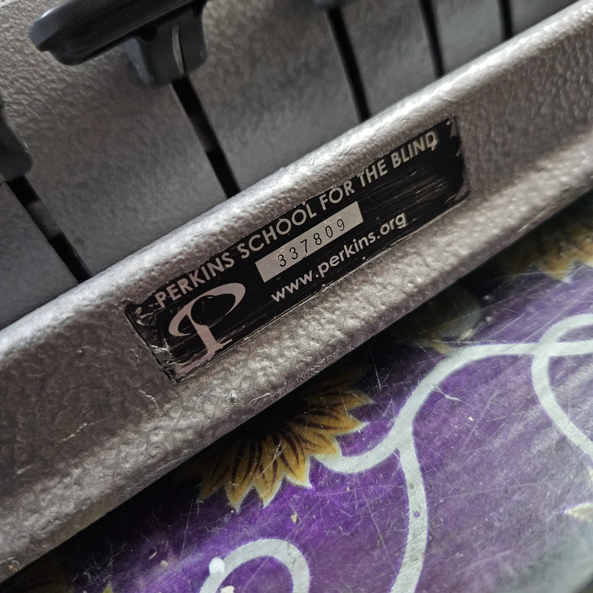 Perkins Braille Typewriter S E