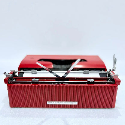 Olivetti Lettera 32 Rosso Red