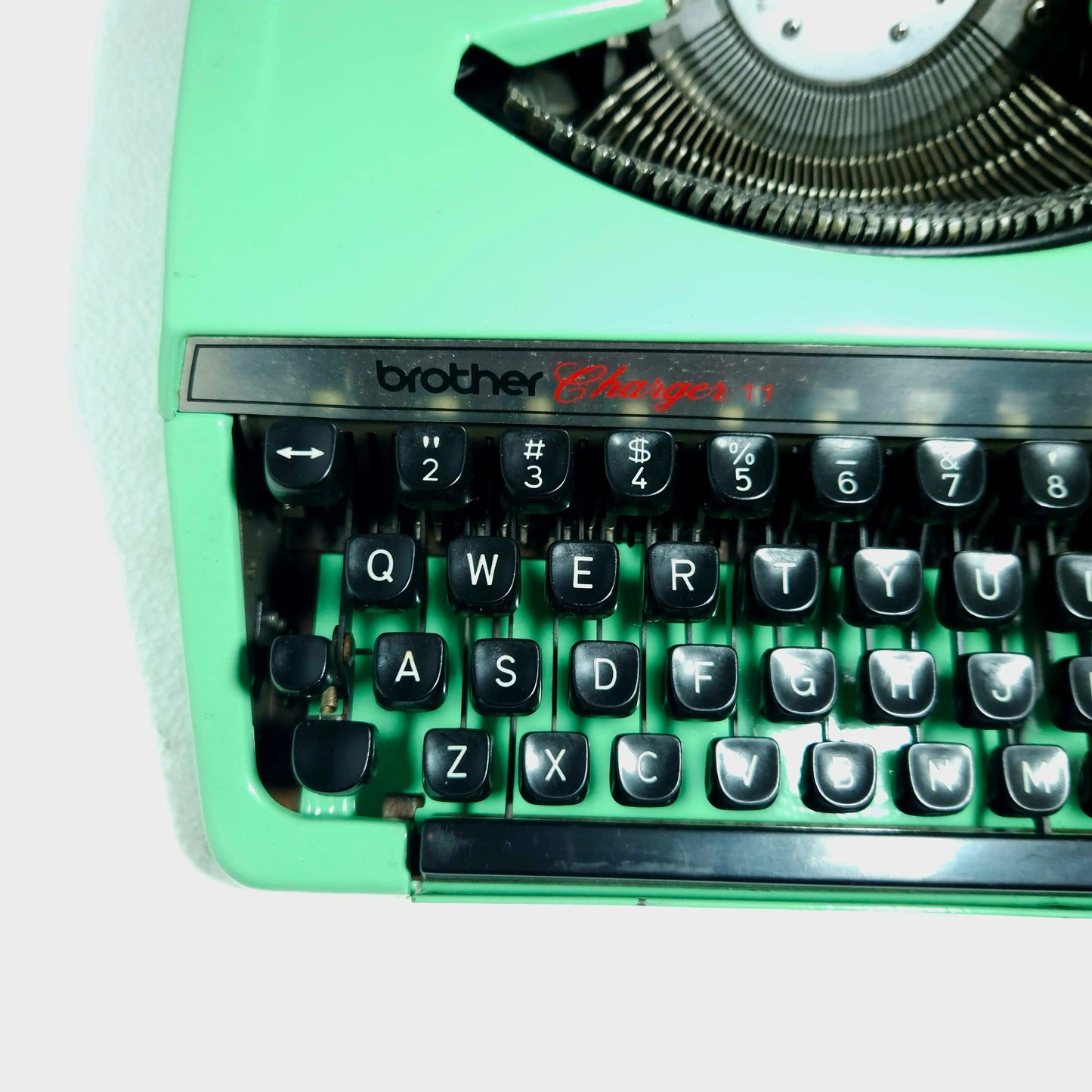 Brother Charger 11 Electric Green Typewriter