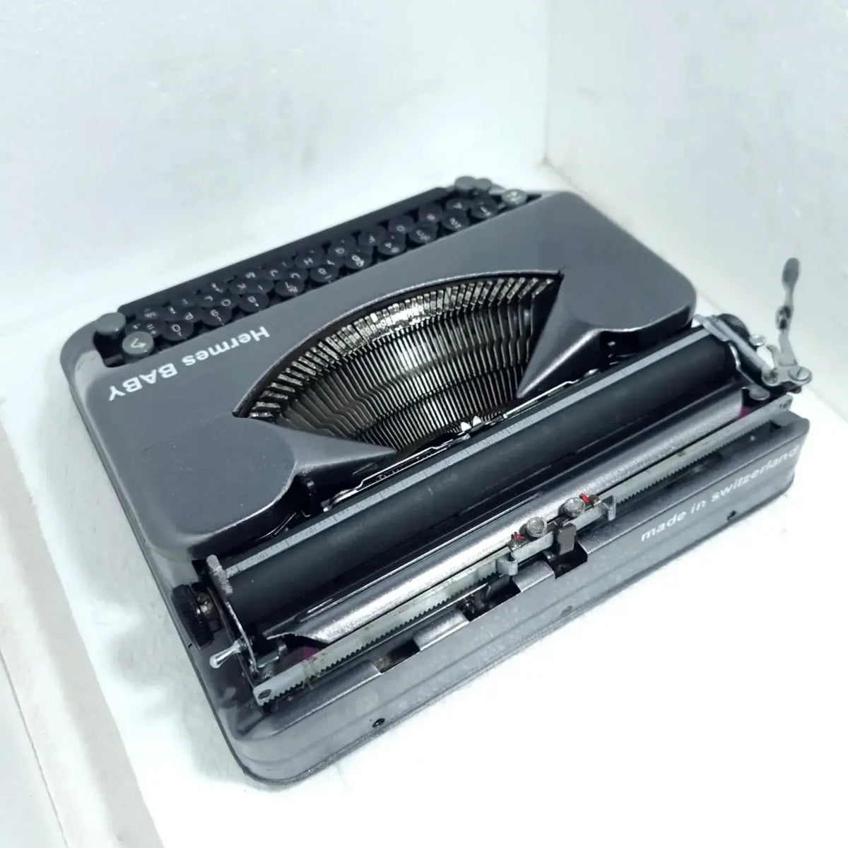 Platinum Hermes Baby Typewriter