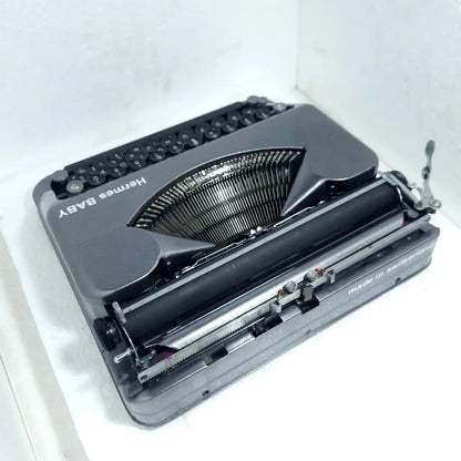 Platinum Hermes Baby Typewriter