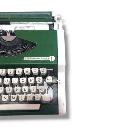 Olympia Traveller De Luxe Typewriter Green Edition