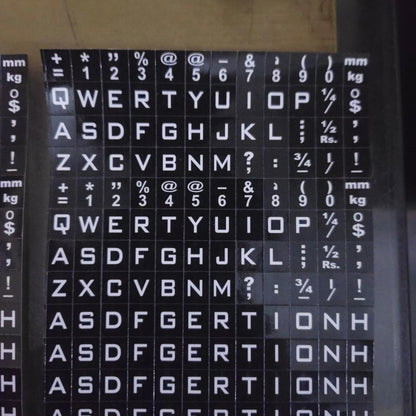 Typewriter Keytop Sticker Set