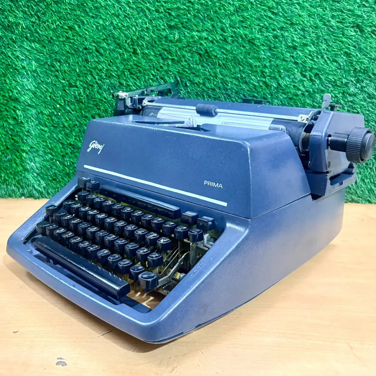 Foolscap Punjabi Typewriter by Godrej Prima, a classic Indian typing machine for Gurmukhi writing