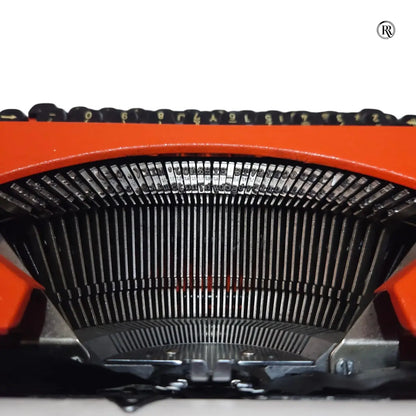 Silver Reed Silverette Cosmic Orange Typewriter